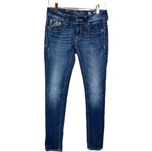 Miss Me Embellished Distressed Skinny Jeans